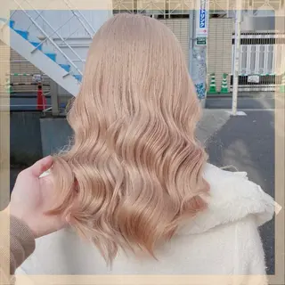 ロング カラー ヘアアレンジ キッズ マツエク・マツパ ブリーチの髪様 MASATOのヘアスタイル