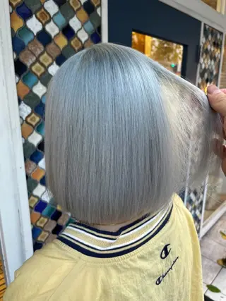 ショート 髪質改善/艶カラー ⚡️コメス/錦糸町のヘアスタイル