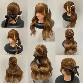 ヘアアレンジ 🌐カワイイ製造機 💖マチ🦋のヘアスタイル