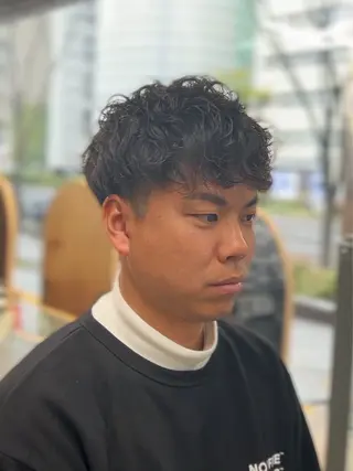 ショート パーマ メンズ 大人スタイル 太田のヘアスタイル