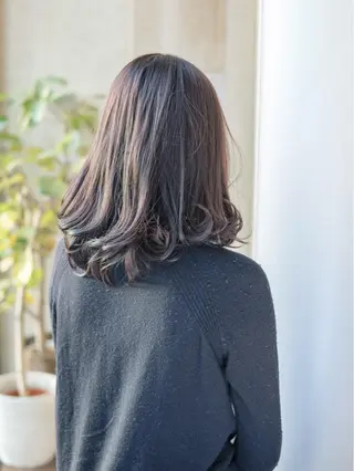 ミディアム 永野 良一のヘアスタイル