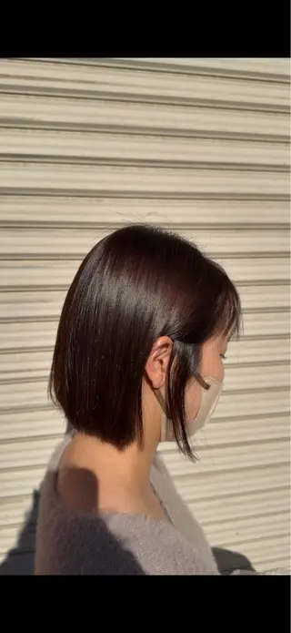 ショート カラー 艶カラー×デザイン カラー特化/値賀大樹のヘアスタイル