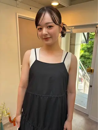 ロング ヘアアレンジ mitsuki ブリーチモデルのヘアスタイル