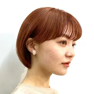 ショート カラー 艶髪/ショート/ ボブ/なつきのヘアスタイル
