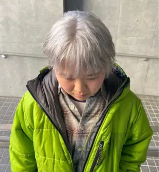 ショート カラー 🌈メンズパーマ🌈 メンズカットアリサのヘアスタイル