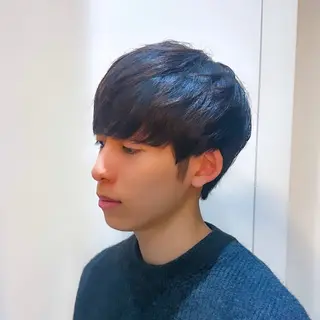 ショート メンズ メンズ💈毛流れパー マ✨メンズカット吉田のヘアスタイル