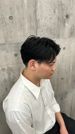 ミディアム メンズ lua店 Yugo(河野有吾)のヘアスタイル