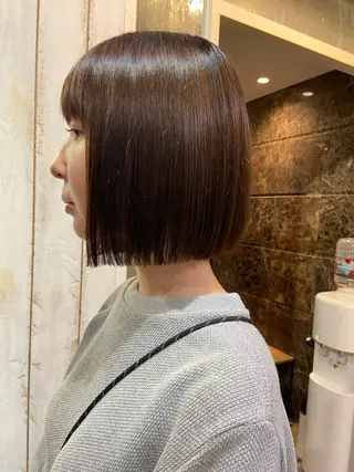 ミディアム 表参道/ボブカット 岩倉稜真のヘアスタイル