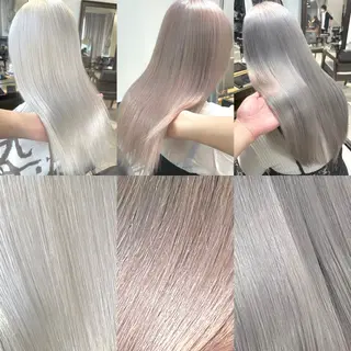 ロング カラー 🎀ハイトーン・艶 カラー HANA🎀のヘアスタイル