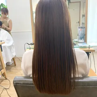 セミロング カラー パーマ ヘアアレンジ メンズ キッズ ネイル マツエク・マツパ 骨格補正カット/ レイヤー🌿JUNのヘアスタイル