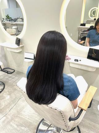 カラー くるみ／透明感カラー 艶髪🤎のヘアスタイル