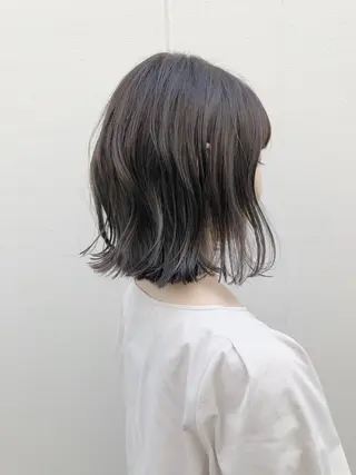 ショート カラー ノグチ ユウキ/ボブのヘアスタイル