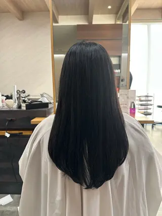 ロング 森本 美音のヘアスタイル