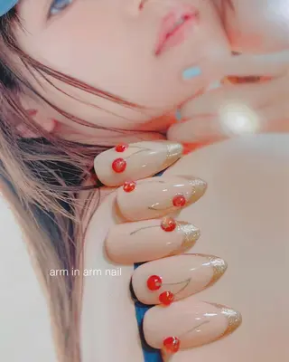 ネイル arm in arm ︎✿Yamamotoのマツエク・マツパデザイン