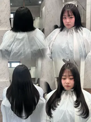 ロング HONO/韓国 ワンホン大阪エクステのヘアスタイル