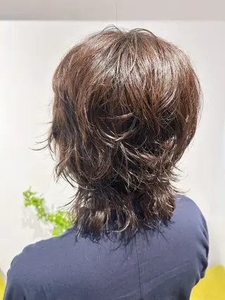 ミディアム パーマ PIS/ NAHOのヘアスタイル