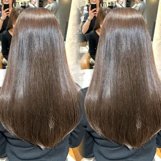 ロング レイヤー/髪質改善 /透明感カラーユウトのヘアスタイル