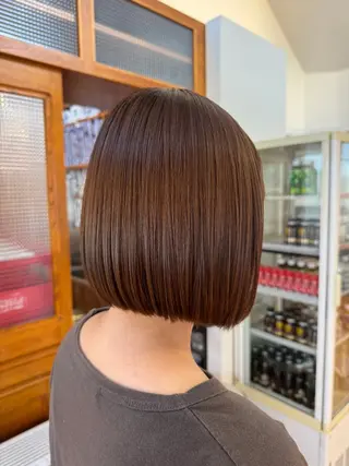 ミディアム 天谷 桂子のヘアスタイル