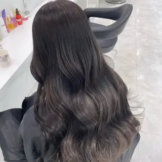 カラー 🤍ブリーチなし ブラウンhimi🤍のヘアスタイル