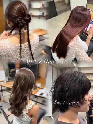 ミディアム カラー パーマ メンズ 心斎橋・南船場    / MEUZのヘアスタイル