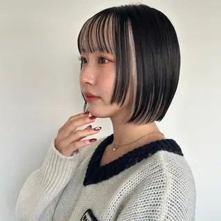 ショート インナーカラー◆ ダブルカラー◆ 上原のヘアスタイル