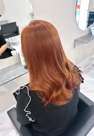 セミロング 🌈ハイトーンカラー /艶カラー🌈たくやのヘアスタイル