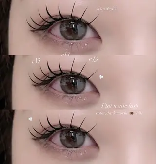 マツエク・マツパ Eyelist | Noa🎀🩶のマツエク・マツパデザイン