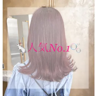 カラー ヘアアレンジ 🥀暖色韓国ヘア💕 保科侑花のヘアスタイル