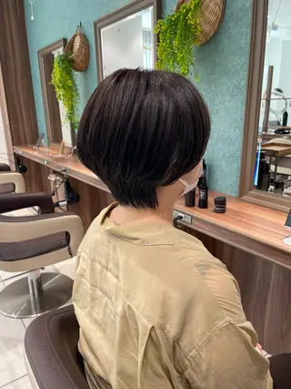 ショート レイヤー🍒ウルフ 🤎店長anju🪽のヘアスタイル
