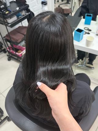 ロング カラー 透明感ハイトーン/ 艶カラー☾みづきのヘアスタイル