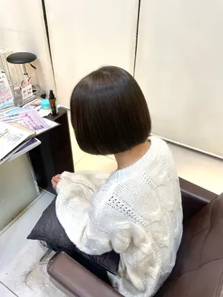 ミディアム カラー 🤎韓国ヘア ベージュ まゆか🤎のヘアスタイル