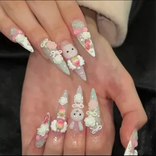 ネイル 🌱Rina🎀 Mikaのネイルデザイン