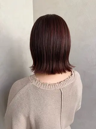 ミディアム newi まーぼーのヘアスタイル