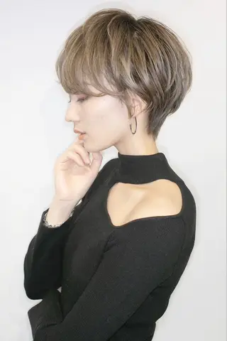 ショート 渋谷ショート、パーマ 美容師vain はるのヘアスタイル