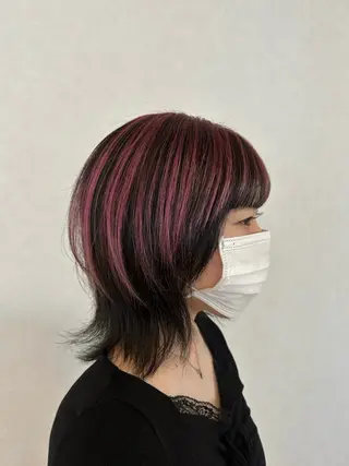 カラー 透明感ブリーチなし Wカラー / 田村のヘアスタイル