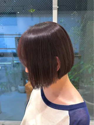 ショート 暖色・ベージュ♡ nanoha itoのヘアスタイル
