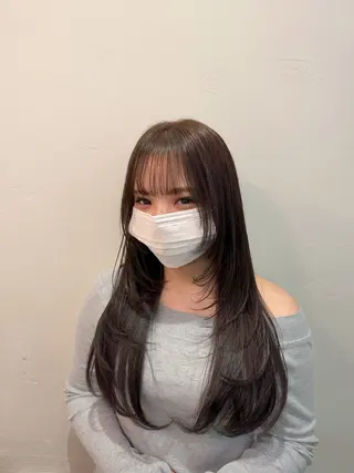 ロング カラー 遠藤 彩美/暖色系カラーのヘアスタイル