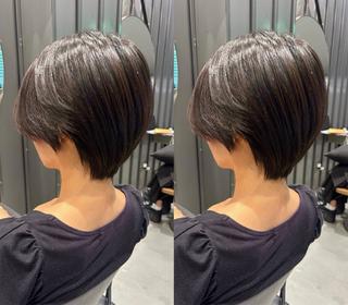 ショート JUMI/ショート/ ボブ/透明感カラー✨のヘアスタイル
