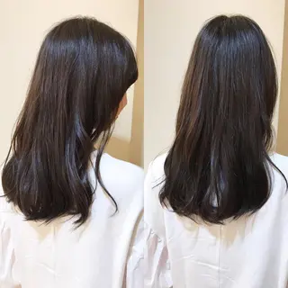 セミロング カラー タジマ ヤスヒサのヘアスタイル