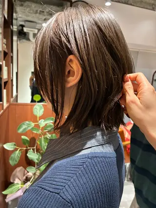 ショート カラー ヘアアレンジ 💟Opus // Mizuki🐕のヘアスタイル