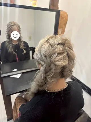 ヘアアレンジ ソウワ ヒナコのヘアスタイル