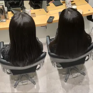 セミロング 髪質改善ヘアケア 艶髪特化/上田のヘアスタイル