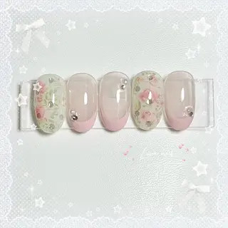 ネイル 🎀Luvia ワンホンネイル💫のネイルデザイン