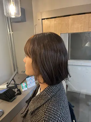 ショート 🫧艶感カラー/ あいり🤍のヘアスタイル