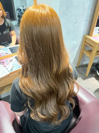 ロング Afinar 乃空 パーマ✨️🌀のヘアスタイル