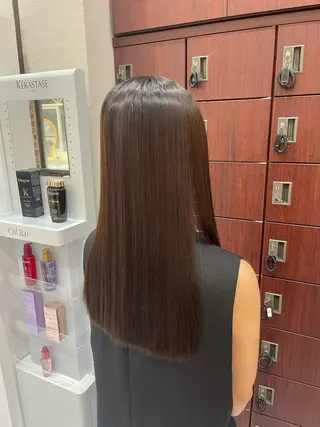 ロング 森田 明日香のヘアスタイル