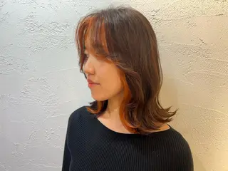 カラー ブリーチ/髪質改善 店長　板垣智大のヘアスタイル
