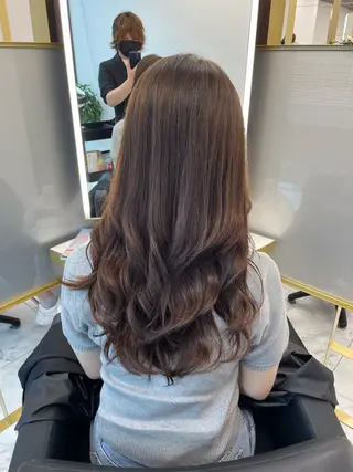 セミロング 左藤健人 デジタルパーマ/縮毛のヘアスタイル
