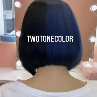 ショート カラー エクステ🩵ブリーチ 韓国ヘア🩵KAEのヘアスタイル