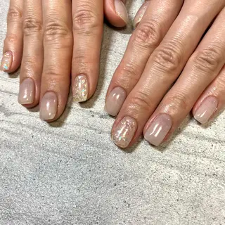 ショート カラー パーマ ヘアアレンジ メンズ キッズ ネイル マツエク・マツパ アイブロウ 今福鶴見ネイル 8(エイト)のネイルデザイン